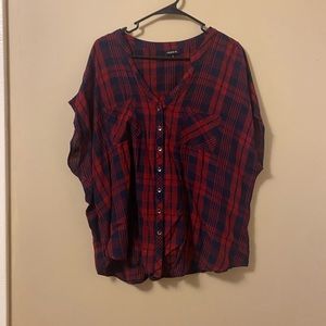 Torrid lightweight short sleeve button up